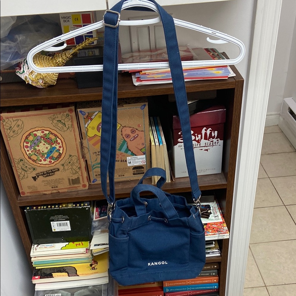 Kangol Blue Tote Small Bag